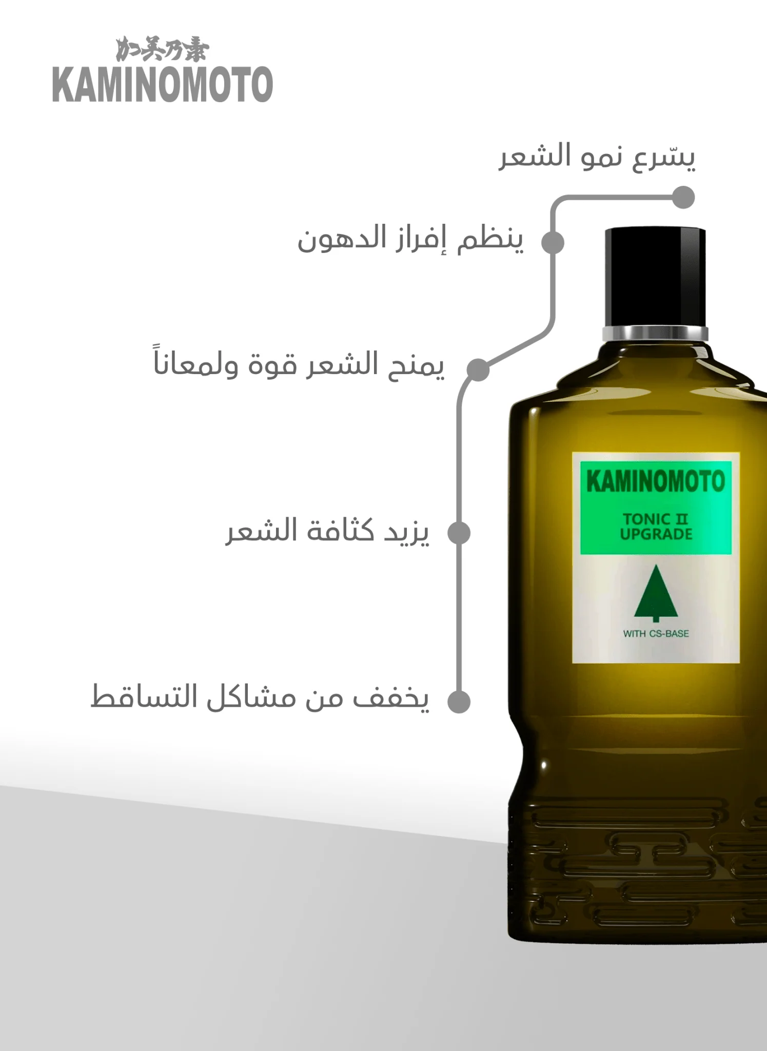 كامينوموتو تونيك الفضي 180 مل | مقوّي نمو الشعر وتقليل التساقط | الأصلي من اليابان - Image 4