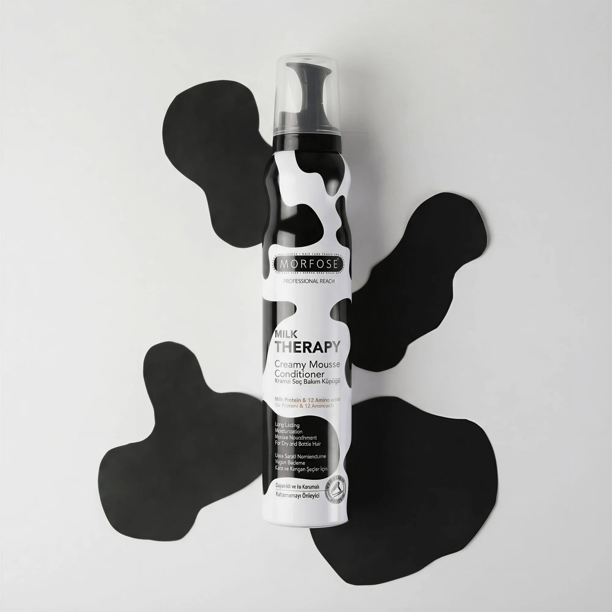 مورفوس ميلك ثيرابي موس رغوي 200 مل – تثبيت خفيف للشعر المصبوغ وتحديد الكيرلي - Image 2